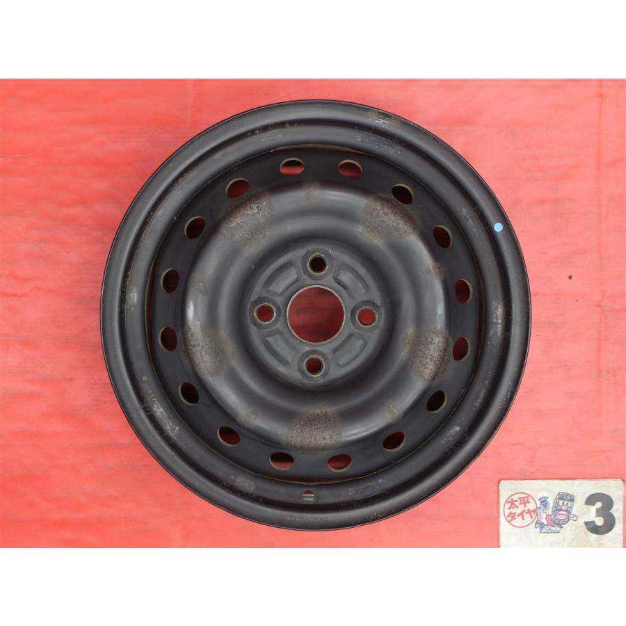 激安 4本セット】スズキ 純正 スチール 鉄ホイール 鉄チン 中古品 15