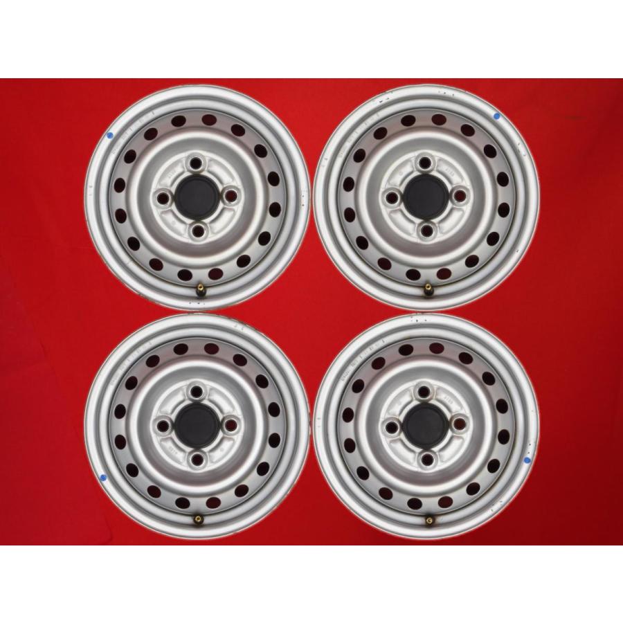 激安 4本セット】スズキ エブリイ DA17V 純正 スチール 鉄ホイール 鉄