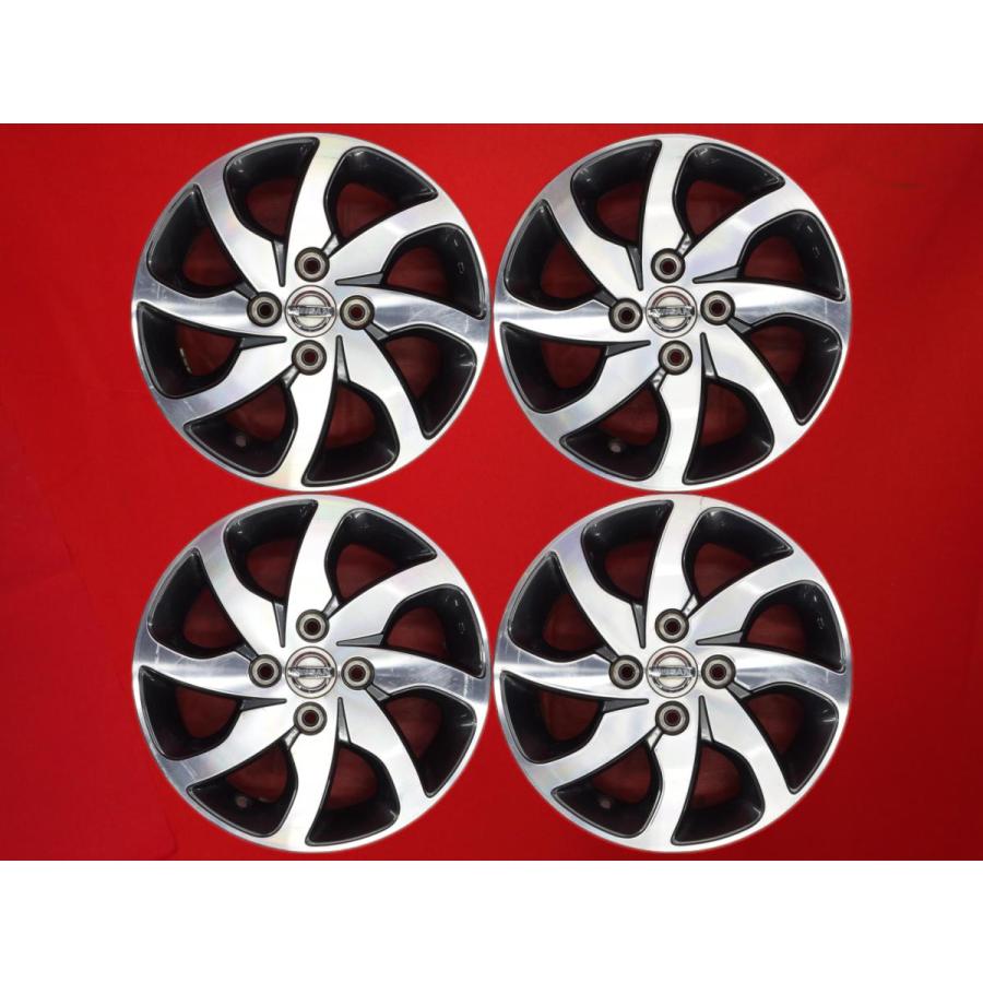 激安 4本セット】日産 ルークス ML21S ハイウェイスター 純正 アルミ 