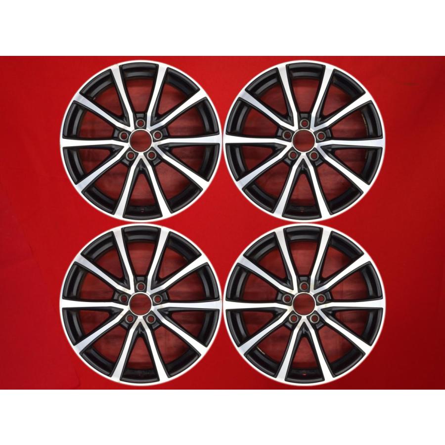 激安 4本セット】ボルボ用 5Wスポークタイプ アルミホイール 中古品 17