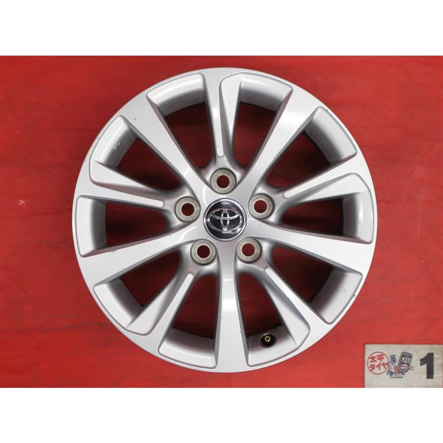 綺麗ホイール。TOYOTA マークX 130系 純正16インチ×7J +40 激安 4本セット】トヨタ マークX 130系 後期 純正 アルミホイール 中古