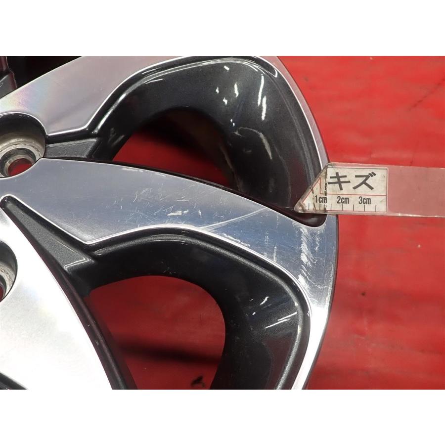 【激安 4本SET】スズキ パレット SW 純正 8エアロスポーク アルミホイール 中古品 14inch 4.5J インセット+50 PCD100 4穴 ハブ径Φ54 cc14の画像