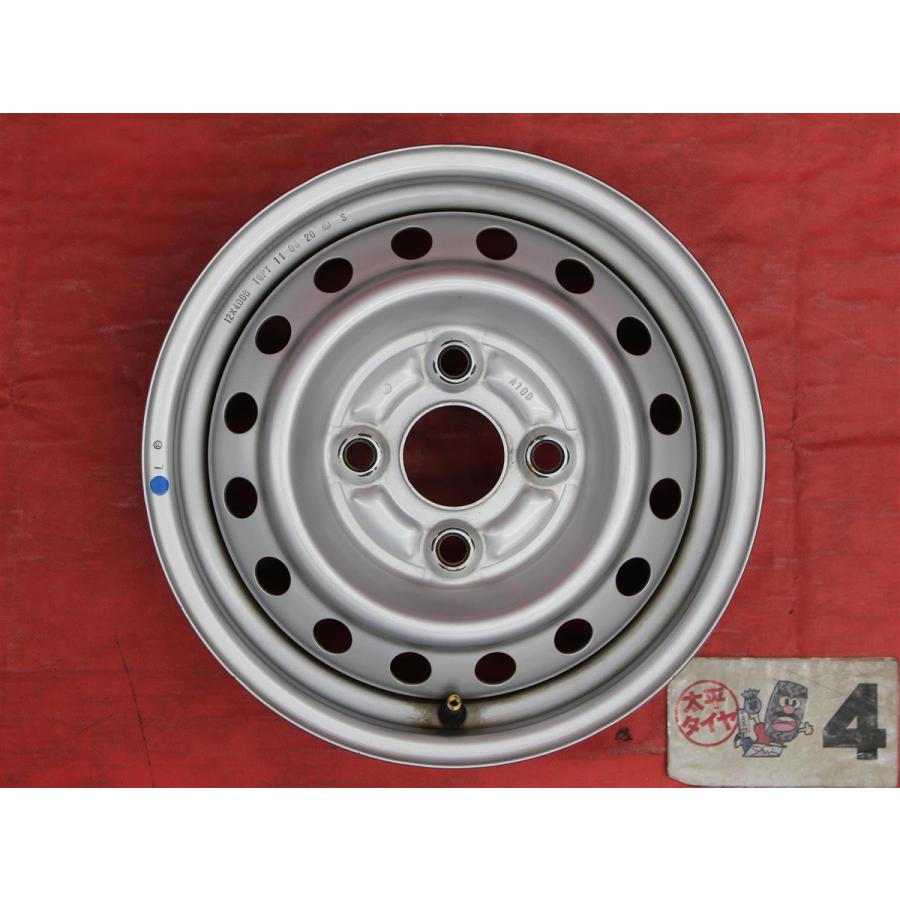 激安 4本セット】スズキ エブリイ DA17V 純正 スチール 鉄ホイール 鉄 