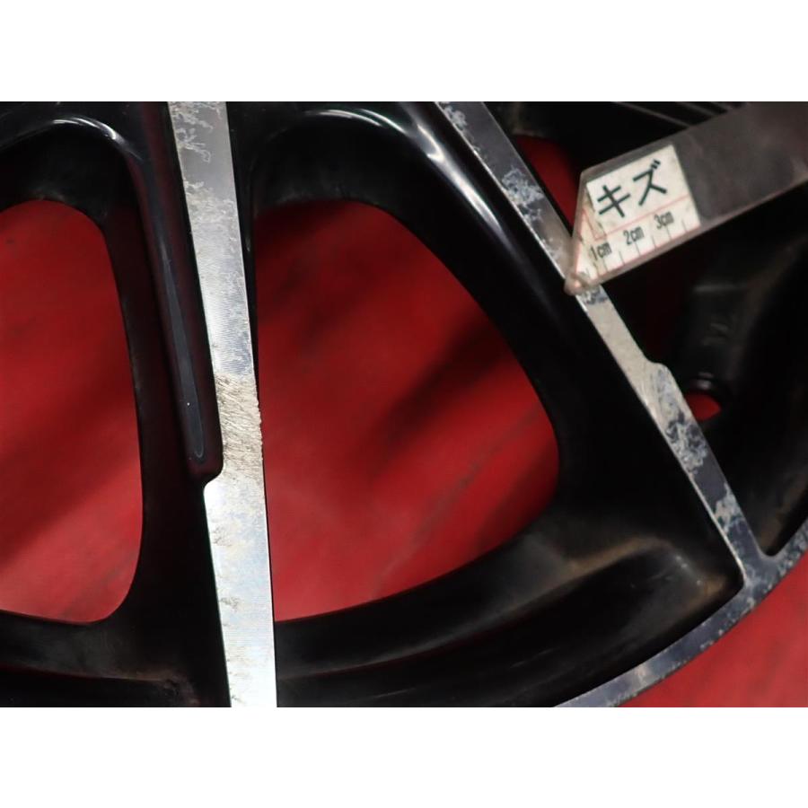 【前後異サイズ 4本SET】5Wスポーク アルミホイール 中古品 15インチ 4.5J/5.5J +45/+42 PCD100 4穴 ハブ径Φ67 三菱・i(アイ) 等 cc15の画像
