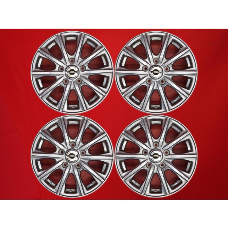 中古15インチ　タイヤホイール 激安 4本SET】10スポークタイプ アルミホイール 中古品 15インチ 6J