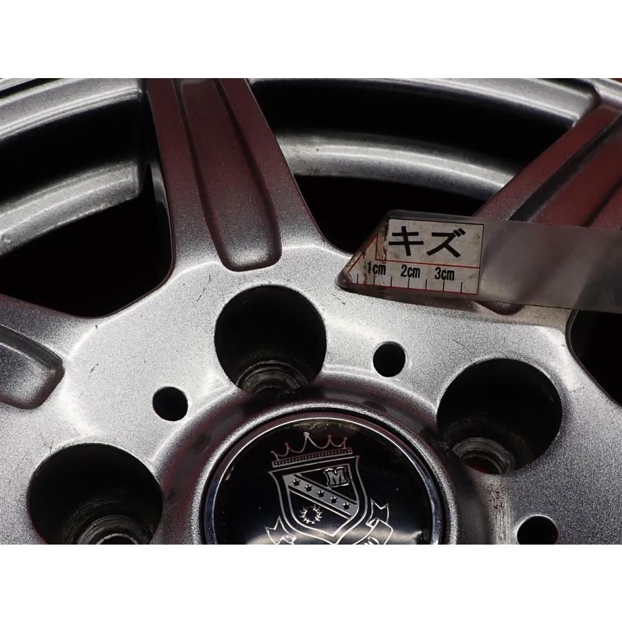 【激安 4本セット】7スポークタイプ アルミホイール 中古品 15inch 6J インセット+45 PCD114.3 5穴 ハブ径Φ73 セレナ C25/C26/C27 等 cc15の画像