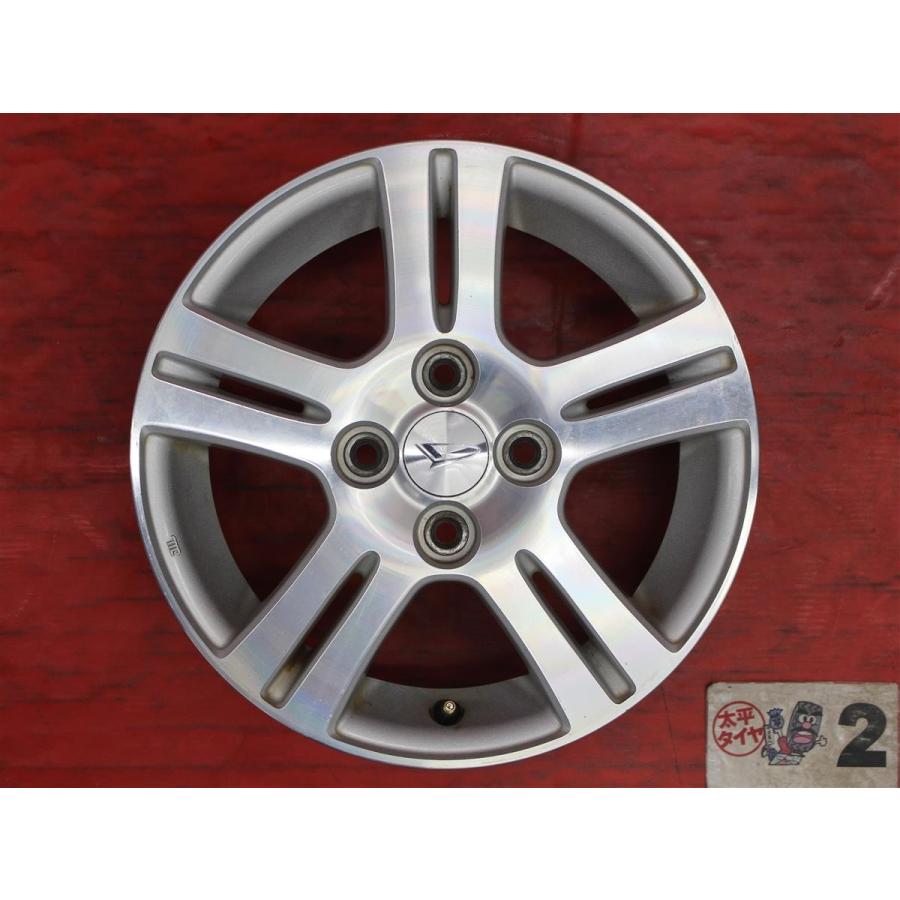 【激安 4本セット】ダイハツ ブーン カスタム M300S系 純正 アルミホイール 中古品 14インチ 5J インセット+40 PCD100 4穴 ハブ径Φ54 cc14の画像