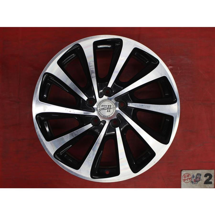 激安 4本SET】D.O.S タービンII 社外品 アルミホイール 中古品 18