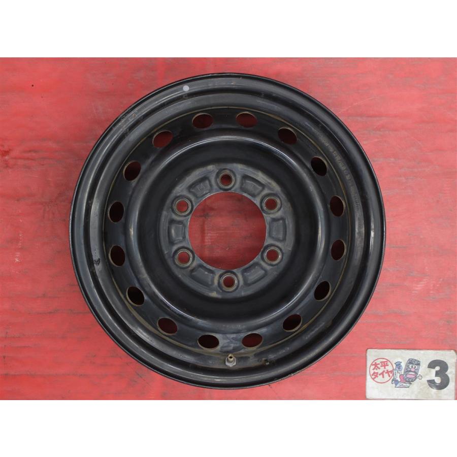 【激安 4本SET】ハイエース 200系 ジャストロー 純正 スチール 鉄ホイール 鉄チン 中古品 15インチ 6J +35 PCD139.7 6穴 ハブ径Φ106 cc15_5