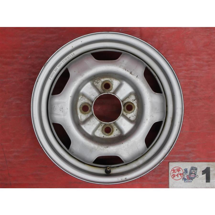 激安 4本セット】トピー 単穴 スチール 鉄ホイール 鉄チン 中古品 14
