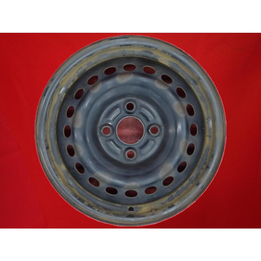 【美品】HONDA純正N-BOX 鉄チン スチールホイール14インチ 激安 単品1本】ホンダ N-BOX JF3系 純正 スチール 鉄ホイール 鉄チン