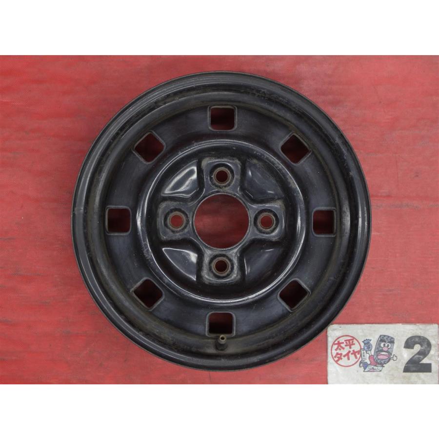 激安 4本セット】三菱 ミニカ 純正 スチール 鉄ホイール 鉄チン 中古品