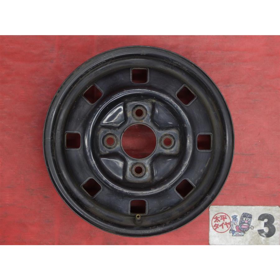 激安 4本セット】三菱 ミニカ 純正 スチール 鉄ホイール 鉄チン 中古品 
