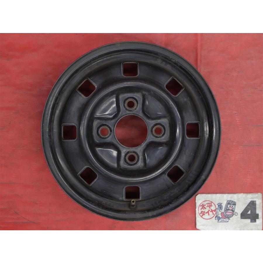 激安 4本セット】三菱 ミニカ 純正 スチール 鉄ホイール 鉄チン 中古品