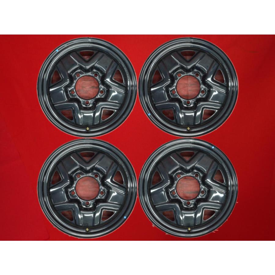 ジムニー　純正　鉄ホイール　16インチ　新車外し品　4本セット 美品 4本セット スズキ ジムニー JB64 純正 スチール ホイール 中古 16 タイヤ・ホイール