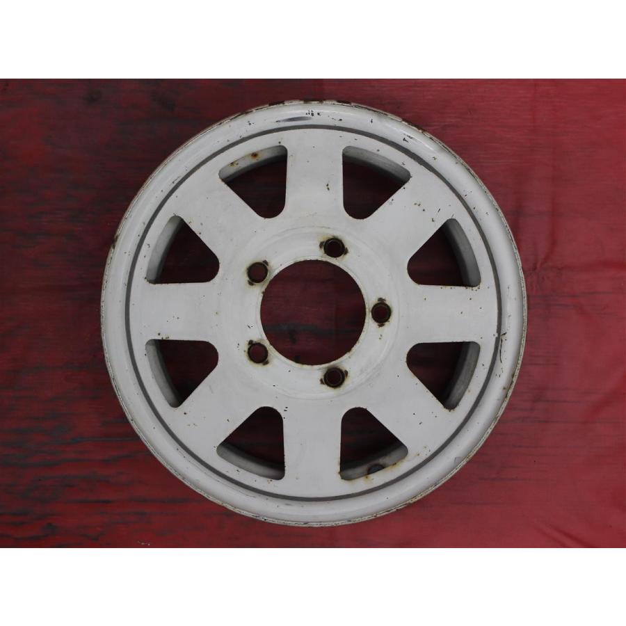 希少品 5本セット】三菱 ジープ 純正 スチール 鉄ホイール 鉄チン 中古