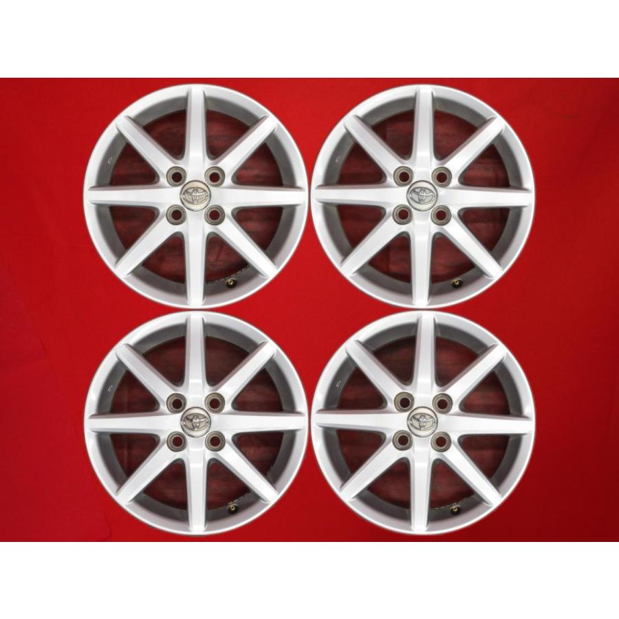 S*A様 トヨタ　アクア nhp10使用タイヤホイール4本セット 激安 4本セット】トヨタ アクア NHP10 純正 8スポーク アルミホイール