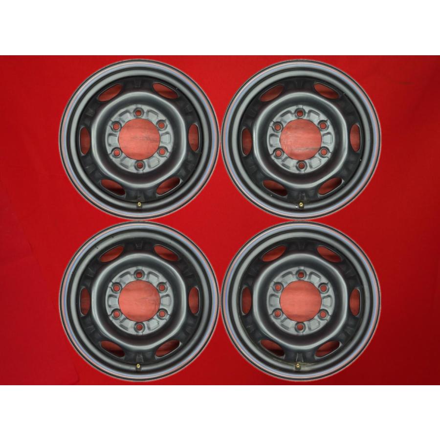 ⭐お値下げしました❗美品です！12インチスチールホイールハブ径54mm4本セット 激安 4本SET】☆TT Eスチール(RED&BLUEライン有) 鉄ホイール 鉄チン