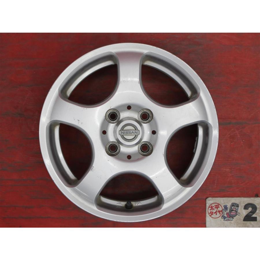 激安 4本セット】日産 純正 5本スポーク アルミホイール 中古品 14inch