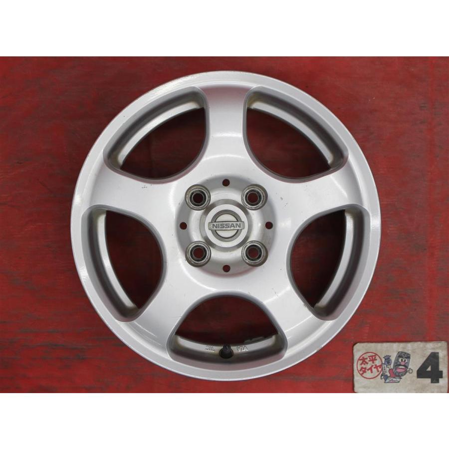 激安 4本セット】日産 純正 5本スポーク アルミホイール 中古品 14inch