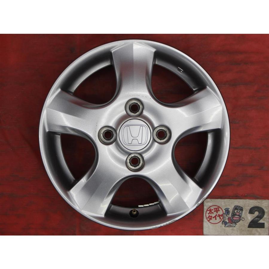 激安 4本セット】ホンダ バモス ホビオ 純正 5スポーク アルミホイール