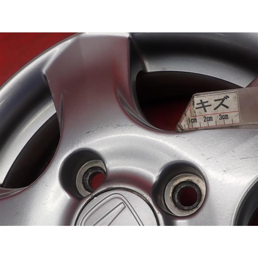 激安 4本セット】ホンダ バモス ホビオ 純正 5スポーク アルミホイール