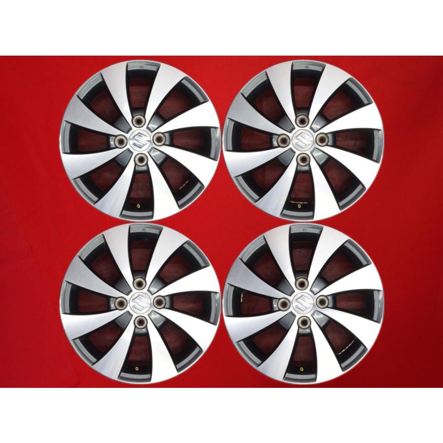 MH23SワゴンR純正アルミホイール4本セット/9900円 激安 4本セット】スズキ ワゴンR スティングレー MH23S 純正 アルミ