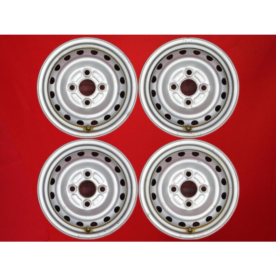 激安 4本セット】ホンダ アクティ HA6系/HH5系 純正 スチール鉄