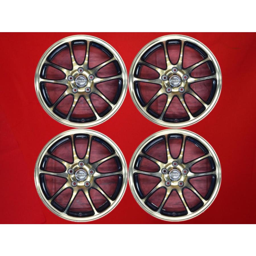 激安 4本SET】5Wスポーク アルミホイール 中古品 17inch 7J インセット