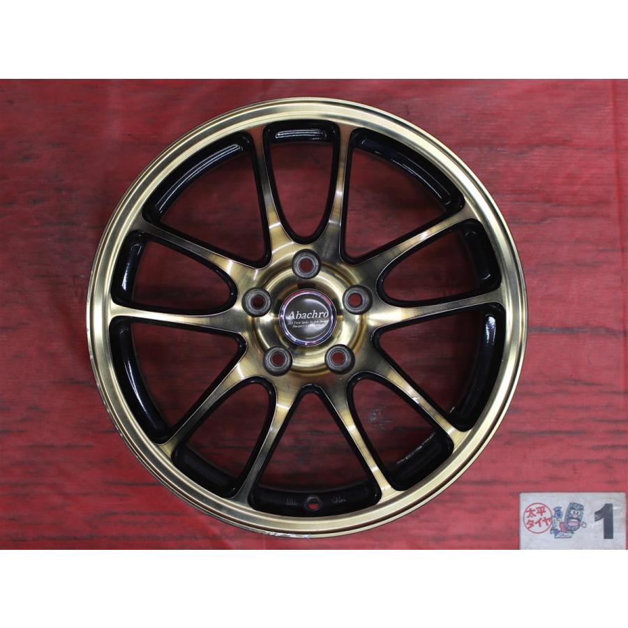 激安 4本SET】5Wスポーク アルミホイール 中古品 17inch 7J インセット