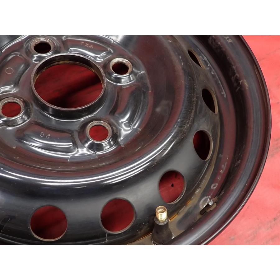 ホンダ n-van 12インチ スチールホイール 4本セット 激安 4本セット】ホンダ N-VAN 純正 スチール 鉄ホイール 鉄チン 中古