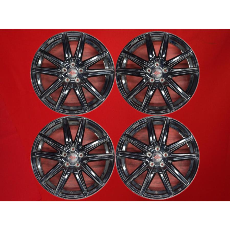 激安 4本SET】SEIN(ザイン) SS 黒 アルミホイール 中古品 17インチ 7J