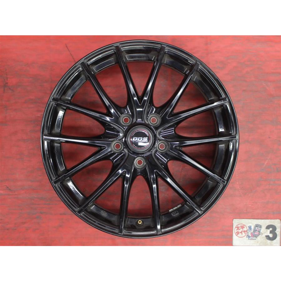 激安 4本セット】7Wスポーク 黒色 ブラック アルミホイール 中古品
