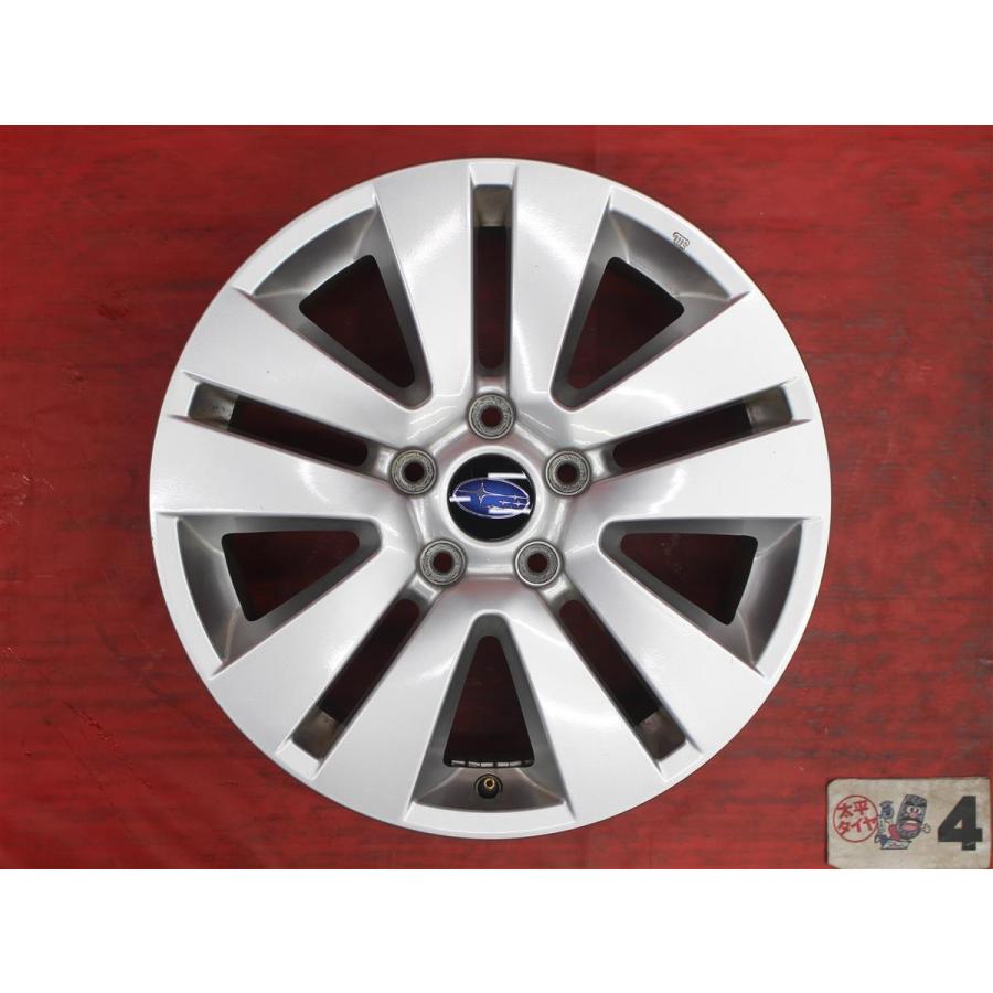 Subaru アウトバックbs9純正 17インチ シルバー ホイール 5スポーク 激安 4本SET】スバル レガシィアウトバック BS系 純正 5Wスポーク