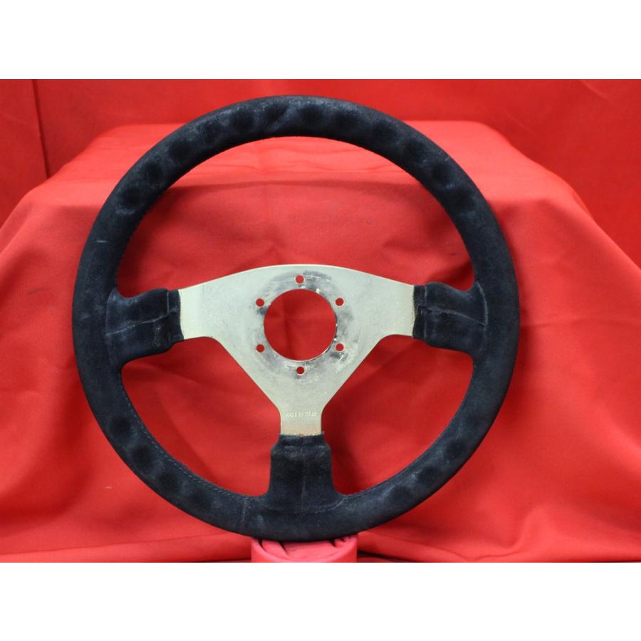 o.b.a ステアリング ☆O.B.A ITALIAN MODE オバステアリング スウェード 35Φ 当時物