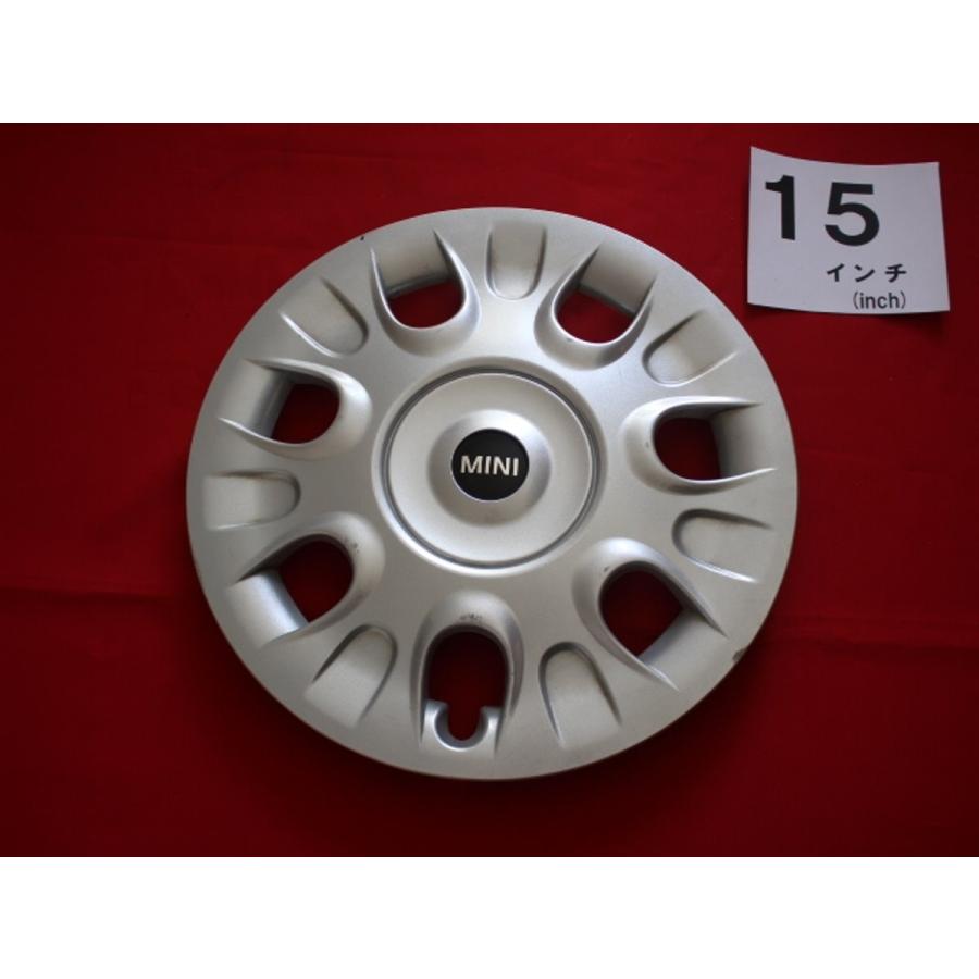 1枚 MINI ミニクーパー BMW 15インチ 純正 中古 フルホイールキャップ