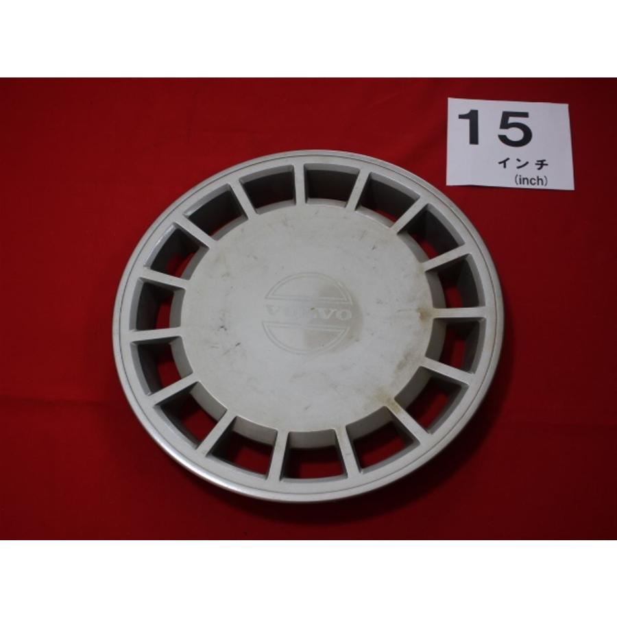 1枚 ボルボ VOLVO 15インチ 純正 中古 フルホイールキャップ センター 
