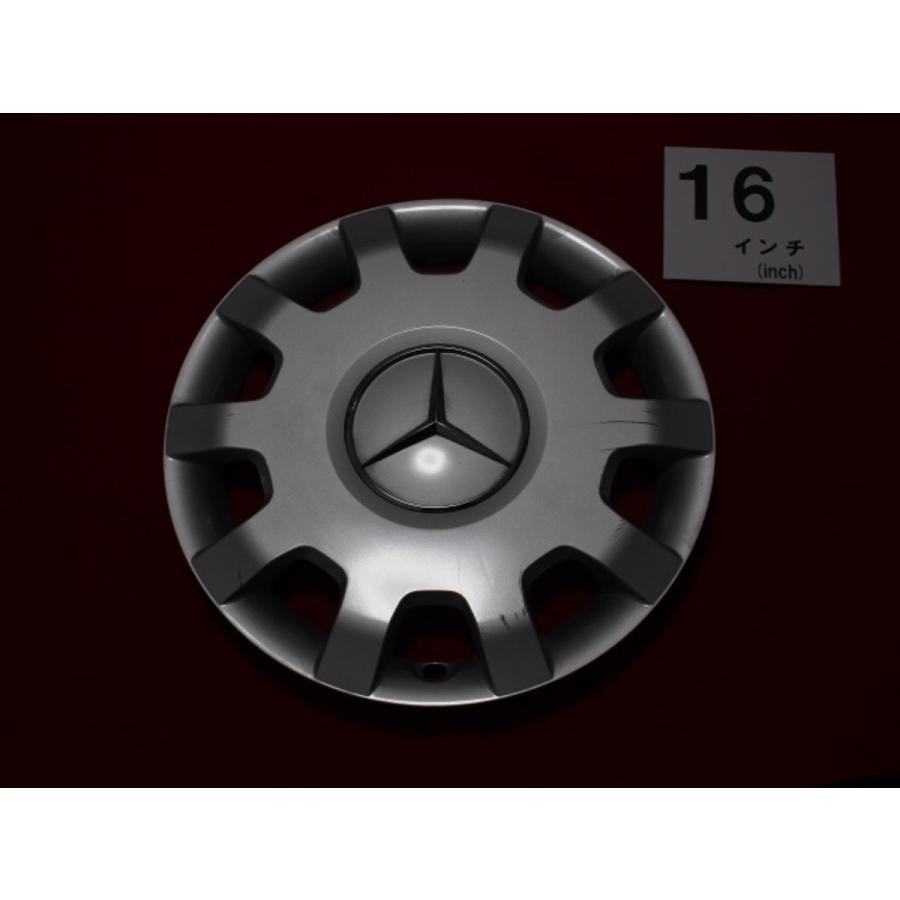 1枚 ベンツ メルセデス BENZ 16インチ 純正 中古 フルホイールキャップ 