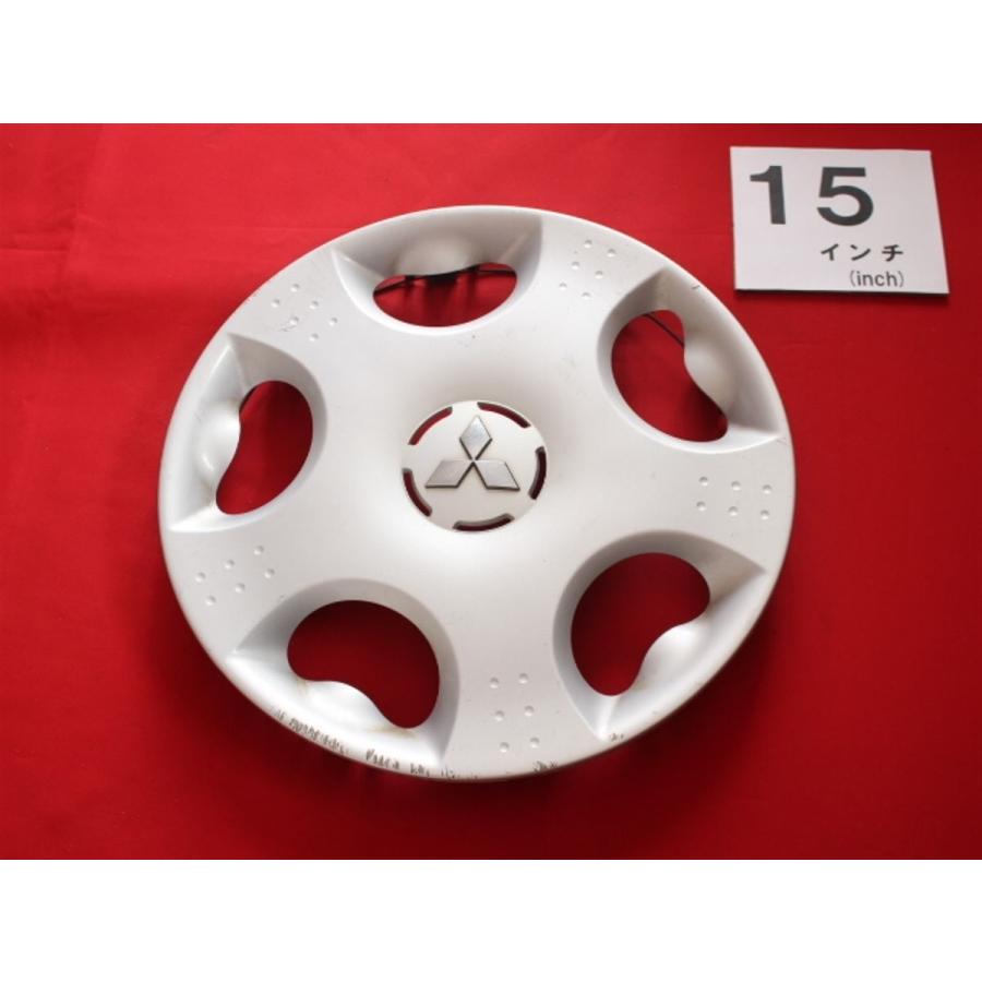 1枚 ミツビシ アイ (エンブレムメッキ) 15インチ 純正 中古 フル 
