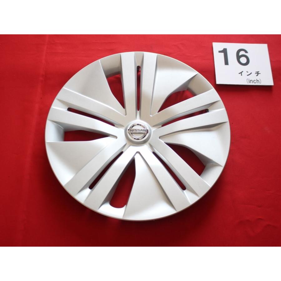 日産リーフ　AZE0　新車取り外し　16インチホイールキャップ　4本セット 1枚 ニッサン リーフ 16インチ 純正 中古 フルホイールキャップ