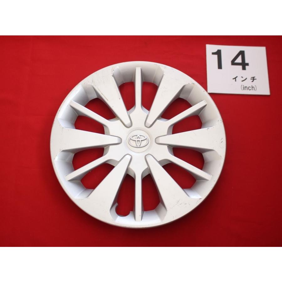 1枚 トヨタ 14インチ 純正 中古 フルホイールキャップ センターカバー 