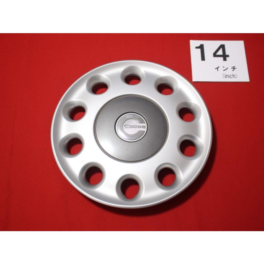 1枚 ダイハツ ミラココア 14インチ 純正 中古 フルホイールキャップ 
