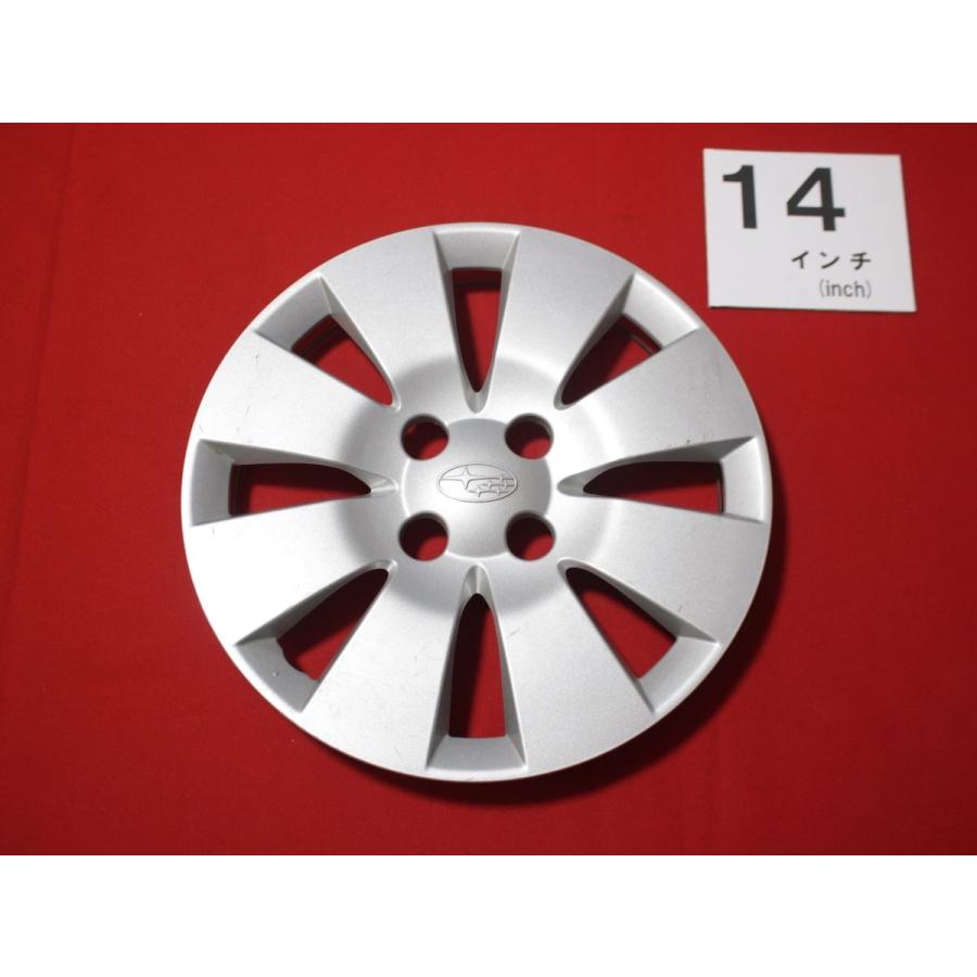 1枚 スバル R2 14インチ 純正 中古 フルホイールキャップ センター 