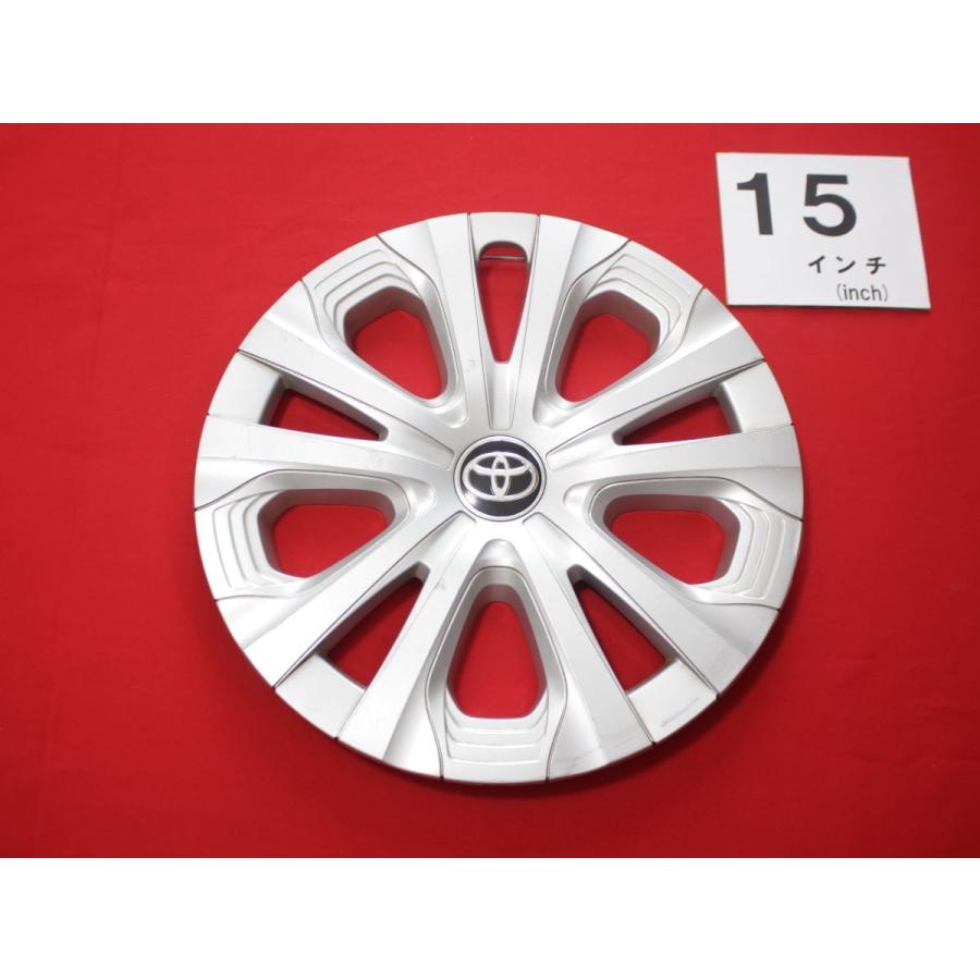 1枚 トヨタ 50プリウス 15インチ 純正 中古 フルホイールキャップ