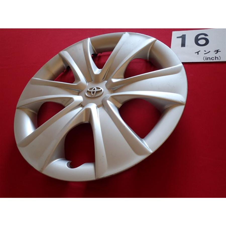 トヨタ純正　ラクティス用16インチスチールホイールとホイールキャップ4本セット 1枚 トヨタ ラクティス 16インチ 純正 中古 フルホイール