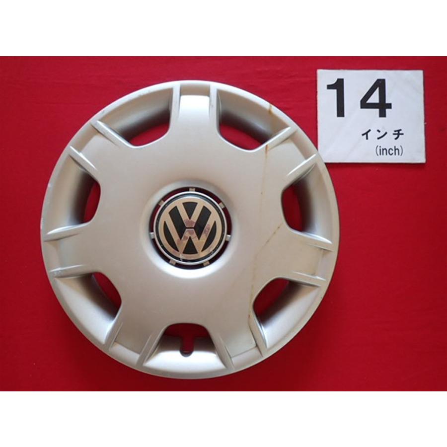 1枚 フォルクスワーゲン ポロ ルポ VW 14インチ 純正 中古 フル
