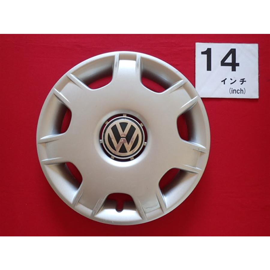 1枚 フォルクスワーゲン ポロ ルポ VW 14インチ 純正 中古 フル