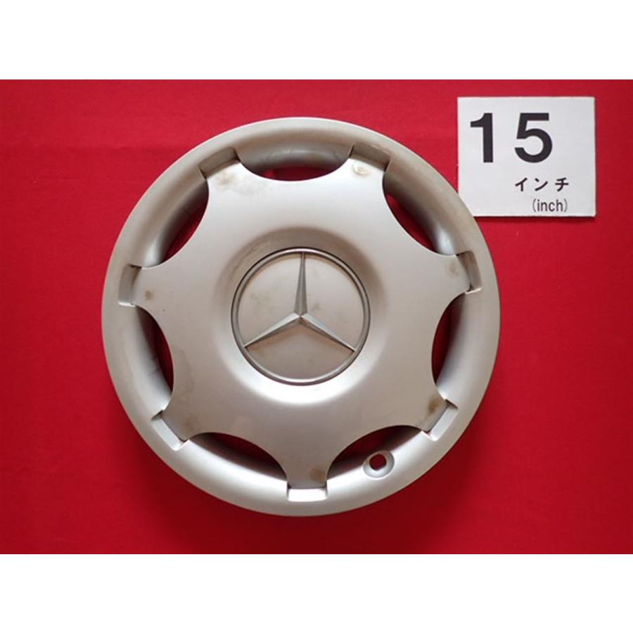 1枚 ベンツ メルセデス 15インチ 純正 中古 フルホイールキャップ