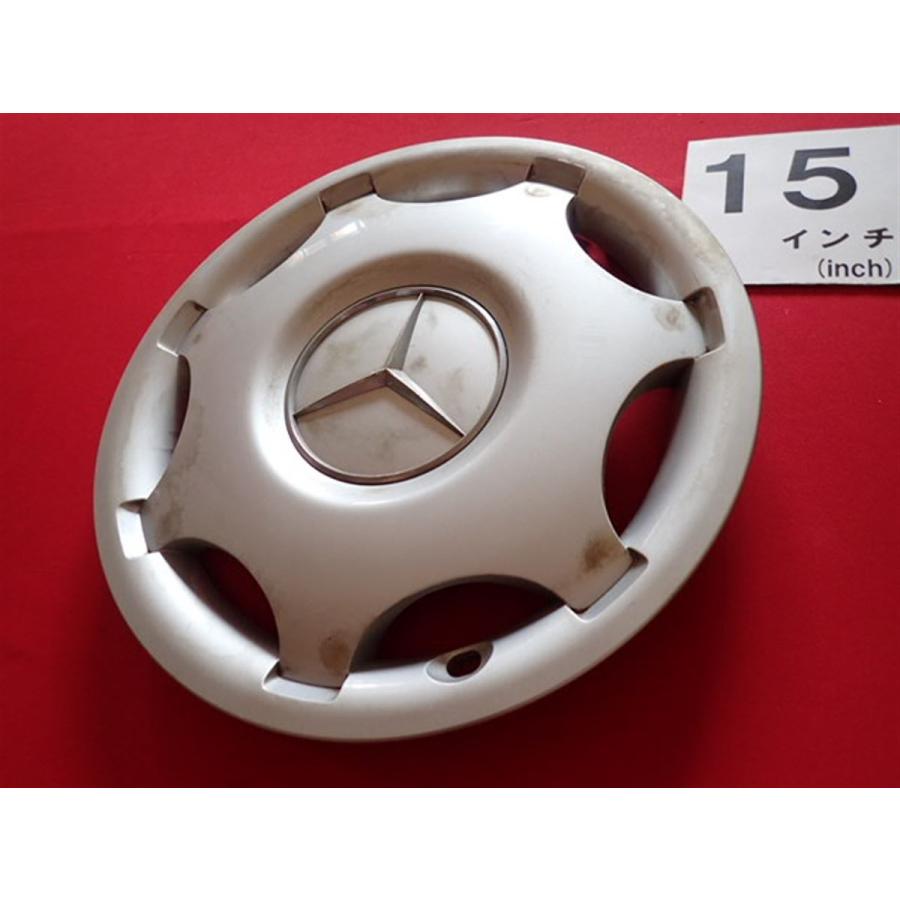 1枚 ベンツ メルセデス 15インチ 純正 中古 フルホイールキャップ