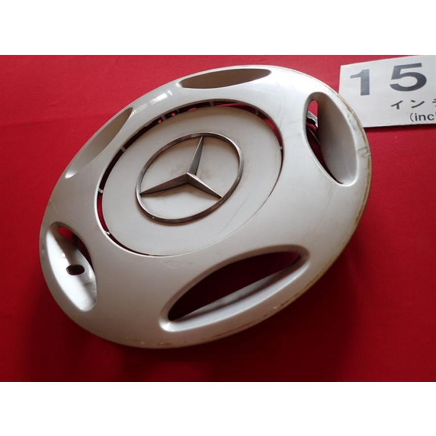 1枚 ベンツ メルセデス 15インチ 純正 中古 フルホイールキャップ